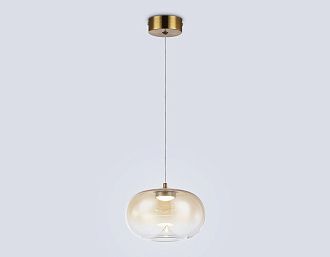 Подвесной светодиодный светильник **13- см, **W, 3000K, Ambrella Light High Light LH11083, латунь