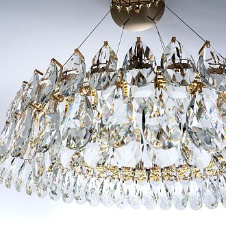 Подвесная люстра 80*80/100 см, LED 45W 3000-5500K MODELUX premium ML.6901.800P GD золото