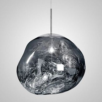 Подвесной светильник Tom Dixon Melt Pendant Silver D38 40*40*40 см, 1*E14*40W, ImperiumLoft 40.2599, Серебристый