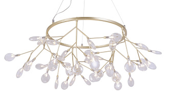 Светильник подвесной 105 см, Crystal Lux EVITA SP45 D GOLD/TRANSPARENT Золотой