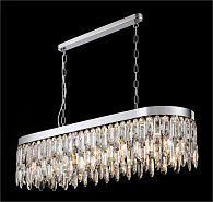 Люстра  1000*300*220, 12*E14, 40W NewRgy Cristallo F6-L1000*W300*H220 CHROME, Хром