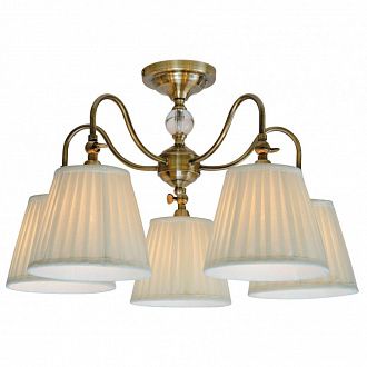 Потолочная люстра Arte lamp Seville A1509PL-5PB медный