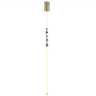 Подвесной светильник 1,6*213,5 см, 1*LED*12W 3500K Odeon Light MONELLA 6640/12L бронзовый