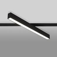 Трековый светодиодный светильник для однофазного шинопровода X-Line черный матовый X-Line черный матовый 20W 4200K (LTB54) однофазный Elektrostandard