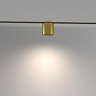 Светильник 5,3*5,3*9,6 см, LED, 7W, Maytoni Technical Alfa S TR132-4-7W-DS-BS латунный, 3000-6000K, 36°, Dim Exility