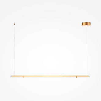 Линейный светильник 150*18*310 см, LED, 28W, 3000К, Maytoni Plume MOD340PL-L28BS3K латунный