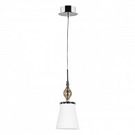 Подвес Lightstar 806010 Белый/Коньяк/Хром