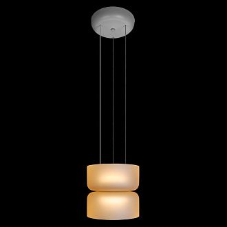 Подвесной светильник 17 см, 12W, 3000K, LOFT IT Totem 10466/2P Amber matte, белый-янтарный