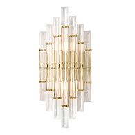 Бра Crystal Lux SARAGOSA AP2 BRASS/TRANSPARENTE Латунь
