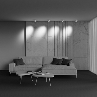 Светильник на шине 5,5*5,5*19,5 см, LED, 12W, 4000К, Maytoni Technical Focus Zoom TR211-1-12W4K-Z-W белый