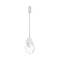 Подвес 17*40,5-198 см, 1*LED, 7W, 3000K, F-Promo Grahan 4610-1P, белый