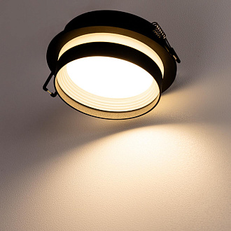 Светильник встраиваемый 10*2,5 см, GX53 Citilux Hardy CL002D11 черный, вр 9 см