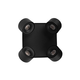 Накладной светильник 19*19*9 см, 4*LED*12W 4000K LOFT IT Case 10326 Black черный