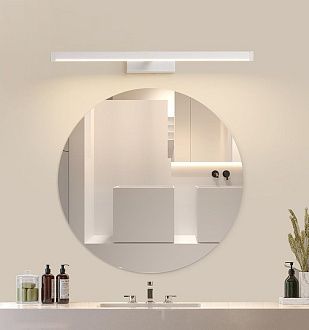 Светильник настенный SPF-4864 WHITE/БЕЛЫЙ  800мм с выключателем MIRROR 24-07 (1 из 25 шт в коробке)