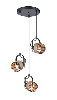 Подвесной светильник  28*171 см, 3*E27 черный Vele Luce Extra VL6472P13