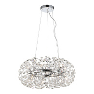 Люстра подвесная 60*40 см, 12*G9*40W  Lussole Alaska LSP-8743 хром