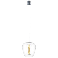 Подвес 30*50/160 см, 10W 3000K Lightstar Cupola 804203 Серебро