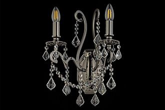 Бра *30*40 см, 2*E14*40W, Dio D`arte Isola Nickel Black Isola E 2.1.2.600 NB, Матовый никель