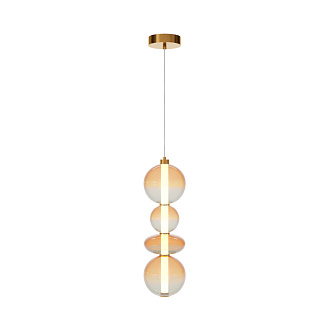 Подвесной светильник 20*20*387 см, LED, 36W, 3000К, Maytoni Futuro MOD307PL-L36BS3K латунный