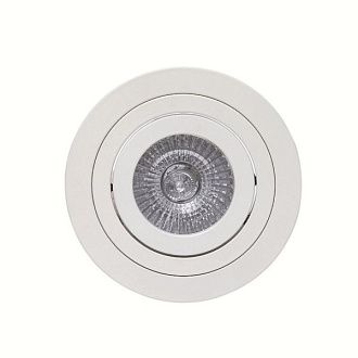 Светильник встраиваемый 9,2*2,4 см, вр 8 см, 1*GU10*12W, K, Mantra Basico Gu10 MANC0003, матовый белый