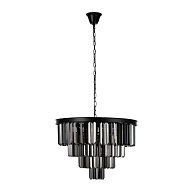 Подвесная люстра Loft IT Prism 10018/600C, диаметр 60 см, черный