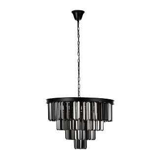 Подвесная люстра Loft IT Prism 10018/600C, диаметр 60 см, черный