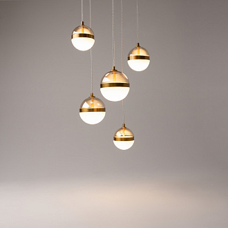 Каскадная люстра 45*45*318,5 см, LED, 58W, 3000К, Maytoni Area MOD295PL-L60BBS3K черный