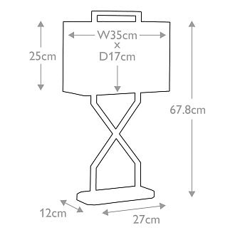 Настольная лампа Flambeau, Арт. CROSS-TL