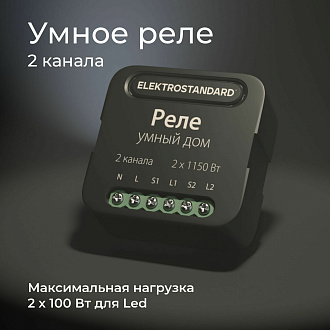 Умное двухканальное реле 76007/00 Elektrostandard