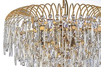 Люстра подвесная *46*35 см, 8*E14*40W, Arti Lampadari Sabina Sabina E 1.5.46.102 G, золото