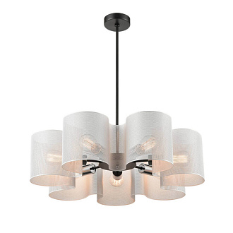 Подвесная люстра  70*70 см, 7*E27 черный, хром Vele Luce Cross VL5272P07