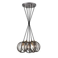 Подвесной светильник  37*259 см, 5*E14 античное серебро Vele Luce Incredibile VL6212P05