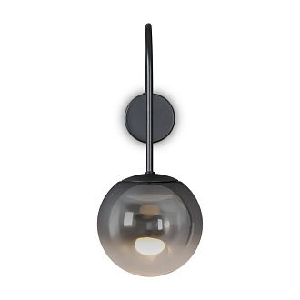 Бра 21*12*30 см, LED, 5W, 3000К, Freya ARCH FR6178WL-L5B черный