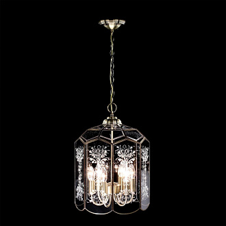 Подвесная люстра Citilux Витра-2 CL442260, диаметр 40 см, бронза