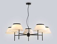 Подвесная люстра с абажурами **29-108 см, 5*E14*40W, K, Ambrella Light High Light LH72453, черный
