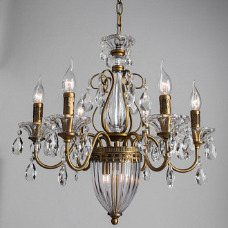 Подвесная люстра Arte lamp Schelenberg A4410LM-6-2SR золото