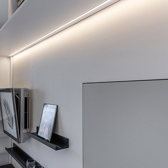 Светодиодная лента Лента светодиодная 12V 14,4W 60Led 5050 IP20 теплый белый, 5м Elektrostandard