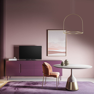 Светильник 60 см, 35W, 3300-4200-6500K, Eurosvet 90323/1, латунь