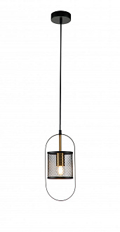 Подвесной светильник 135*135*345/1845 мм, 1*E27 чёрный Indigo Via V000182, 10009/1P Black