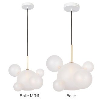 Подвесной светильник 41*31 см, 1*E14*40W LOFT IT Bolle 2030-P6 mini золото