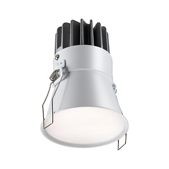 LED светильник 8 см, 12W, 3000-6000K, Novotech Lang 358908, белый, вр 6,8 см
