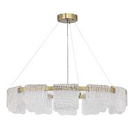 Подвесная люстра 80*150 см, 1*LED*66W, 4000K, ST-Luce Voile SL6021.203.66, золотой