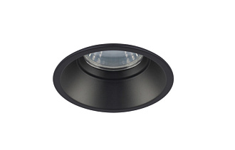 Светильник встроенный 8 см, Crystal Lux CLT 043C BL Черный, вр 8,1 см