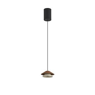 Подвесной светильник 13*180 см, *LED*5W, 3000K, Mantra Piccola MAN9031, черный