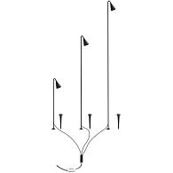 Грунтовый светильник 9W, 3000K, Arte Lamp MULIPHEIN A1084PA-3BK, черный