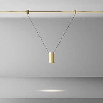 Трековый светильник  TR157-1-12W4K-BS **-12 см, *LED*12W, 4000K, Maytoni technical FLARITY TR157-1-12W4K-BS, Латунь