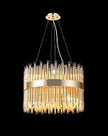Люстра Ø500 x H350 (1000), мм, 10*40W (400W), H GOLD (Золото) NewRgy F13-ф500 H-GOLD