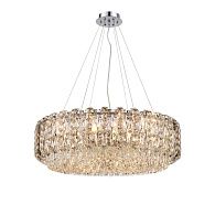 E99-ф800*H260(1200) CHROME / ХРОМ Подвесной светильник NW 18 x 40W (720W)*E14, Ø800 x H260 (1200), NewRgy CHROME (Хром)