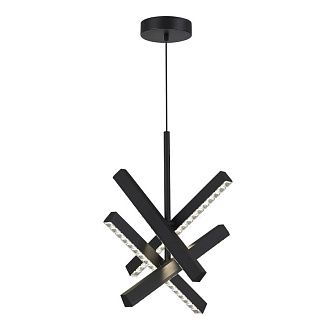Подвесной светильник 42,3*42,3*-150 см, *LED, 43W, 4000K, ST-Luce Euclidics SL1018.413.04, черный