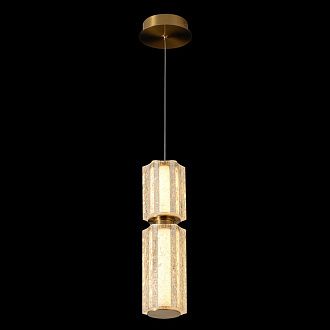 Светильник подвесной *7,5*27,5-57-207 см, *LED*23W, 3000K, Crystal Lux Antique ANTIQUE SP23W LED BRASS, Латунь